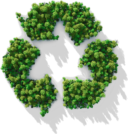 Green sustainability recycling logo for LOL靠谱的菠菜app平台